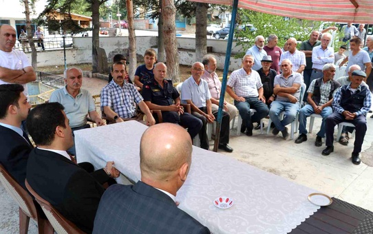 Taşova Kaymakamı Esençay Kasabası'nı ziyaret etti