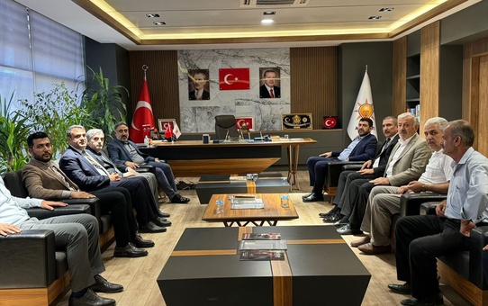 Rektör Özcoşar AK Parti İl Başkanını Ziyaret Etti