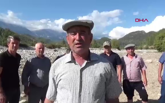 Kumluca'da Çiftçiler HES'lerden Şikayetçi