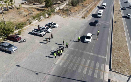 Çine'de Motosiklet Denetimi