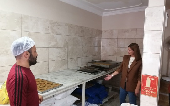 Ereğli'de Simit Fırınlarına Denetim