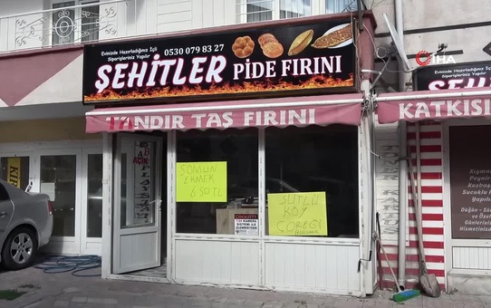 Bu fırında şehit ailelerine ekmek ücretsiz, gazilere ise yarı fiyatına