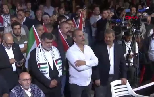 Elazığ'da Aksa Tufanı Mitingi