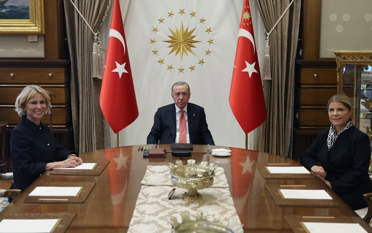 Cumhurbaşkanı Erdoğan, TİKAD Başkanı Bulut'u kabul etti