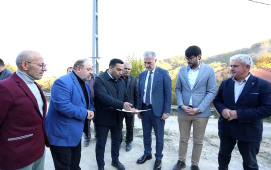 İnegöl Belediyesi'nden Bahariye Mahallesi'ne Parke Taş Yatırımı