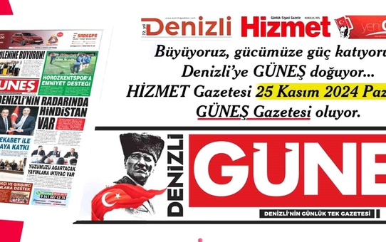 Hizmet Gazetesi Güneş Oluyor