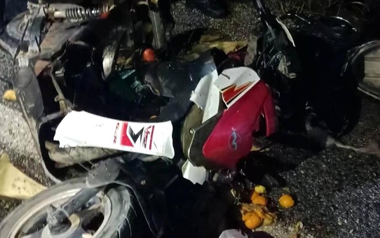 Salihli'de Otomobil ve Bisiklet Çarpıştı