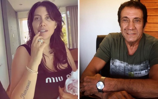 Makyajsız hali İzzet Altınmeşe'ye benzetilen Wanda Nara her yerini açtı