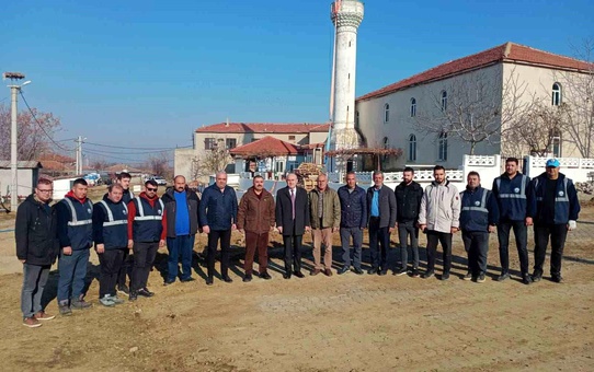 Kozköy'deki Camii Minaresi Kontrollü Olarak Yıkıldı