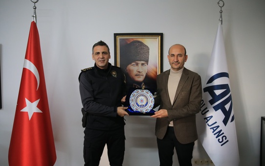 Emniyet Müdürü AA'yı Ziyaret Etti