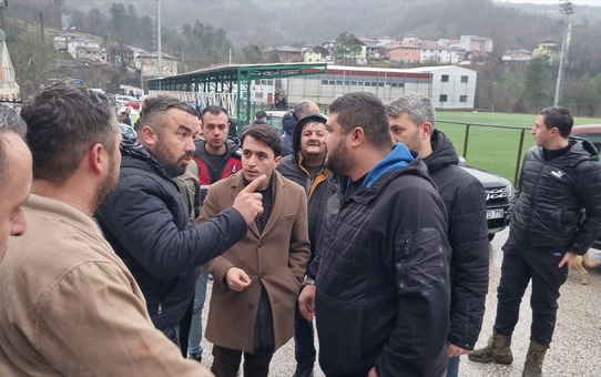 Yığılca'daki Amatör Maçta Olaylar Çıktı