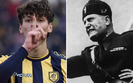 Diktatör Mussolini'nin futbolcu torunu İtalya'yı karıştırdı