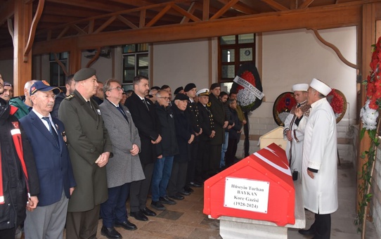 Kore Gazisi Baykan Son Yolculuğuna Uğurlandı