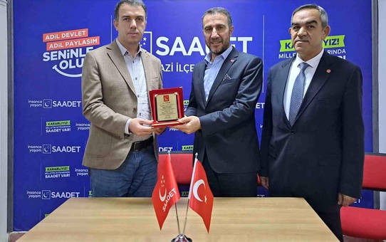Saadet Partisi Melikgazi'de Devir Teslim Töreni