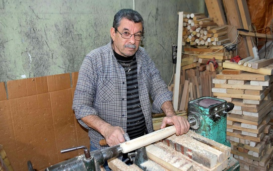57 Yıldır Ahşap Tabure Üreten Antepli Mehmet Usta'nın Hikayesi