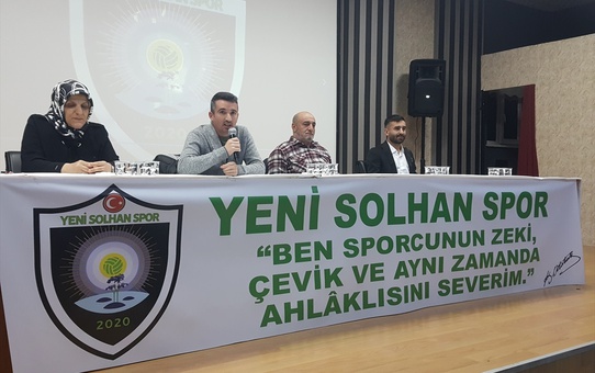 Yeni Solhan Spor'a Oğuz Başaran Başkan Seçildi