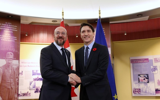 Charles Michel'den Trudeau'ya Teşekkür Mesajı