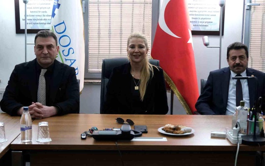 MHP Heyeti DOSABSİAD'ı Ziyaret Etti