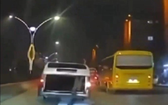 Gaziantep'te Bagajdan Düşen Kişi!