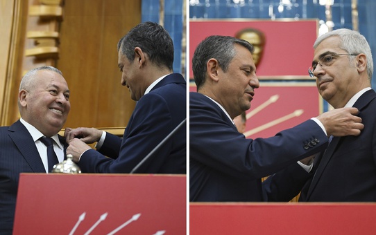 Demokrat Parti'den istifa eden Cemal Enginyurt ve Salih Uzun CHP'ye katıldı