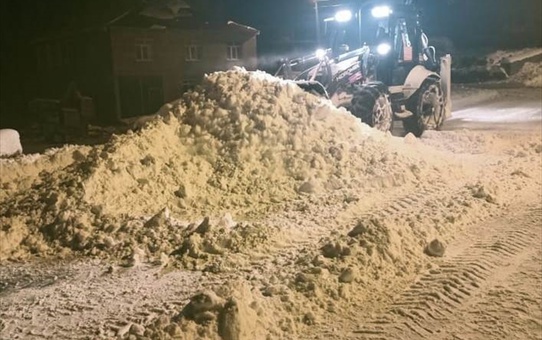 Muş'ta Karla Mücadele Çalışmaları