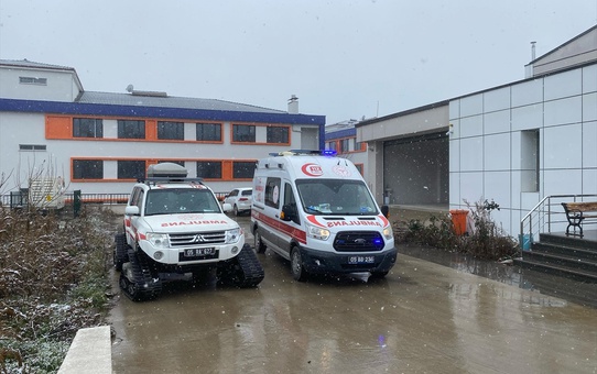 Amasya'da Paletli Ambulanslar 24 Saat Hazır