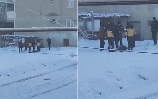 Cansız bedeni karlar arasında bulundu