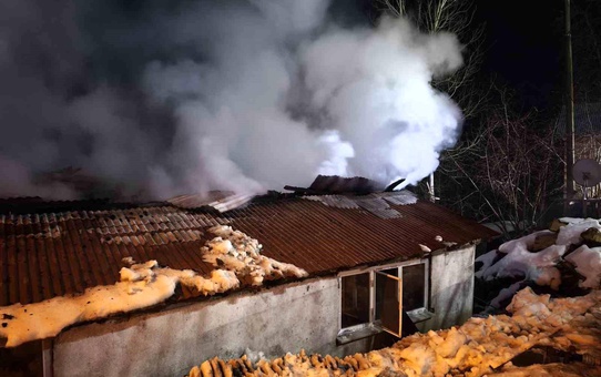 Ordu'da Çıkan Yangında Bir Ev Kullanılamaz Hale Geldi