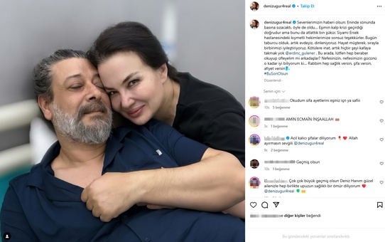 Deniz Uğur'un eşi Erdinç Gülener kalp krizi geçirdi