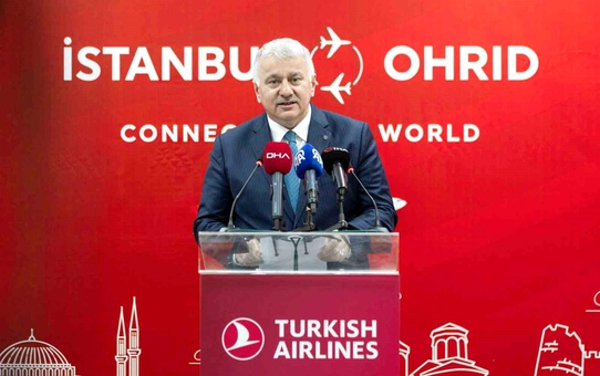 THY'den Ohrid'e İlk Uçuş