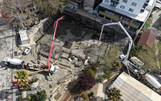 Hacılar Merkez Camii'nin Temeli Atıldı