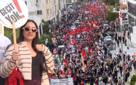 KKTC'de garip protesto! Başörtüsü özgürlüğü rahatsız etti
