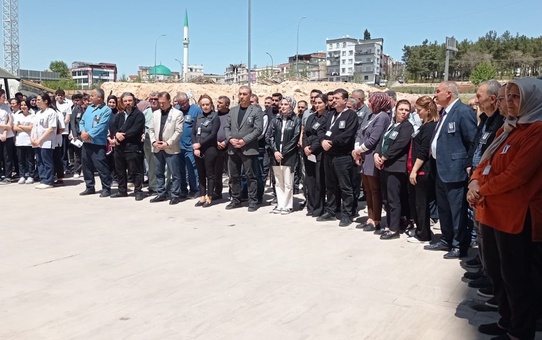 Gaziantep'te bıçaklanarak öldürülen doktor meslektaşları tarafından anıldı