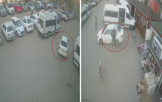 Otomobilden indi, eşini görür görmez pompalı tüfekle ateş açtı