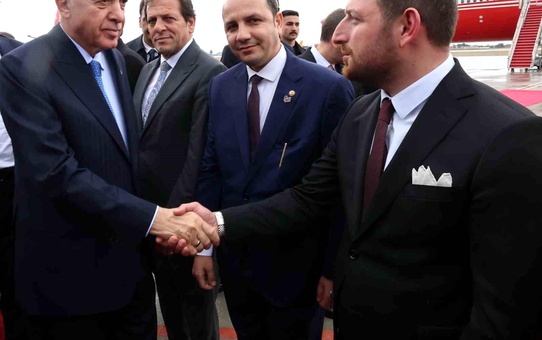 Cumhurbaşkanı Erdoğan'ın Kıbrıs ziyaretine Sakaryalı iş insanı da eşlik etti