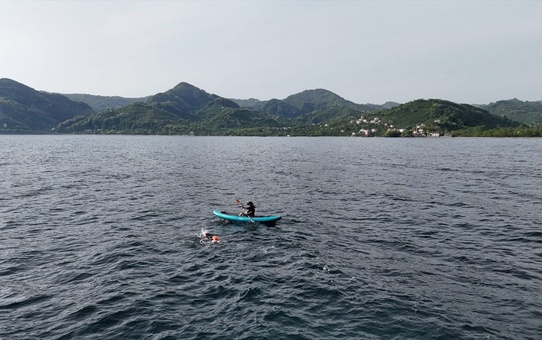 Cem Eroğlu, 7 Km'lik Yüzme Etkinliği Düzenledi