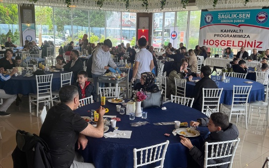 Giresun'da Sağlık Çalışanlarına Etkinlik