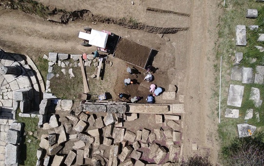 Lagina Hekate Kutsal Alanı'nda Kazılar Devam Ediyor