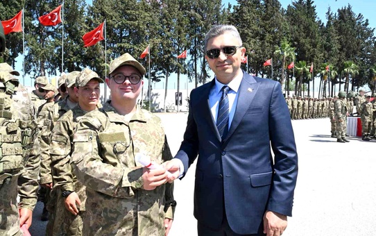 Engelliler Haftası'nda Askerlik Töreni