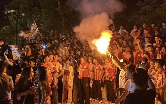 Osmaniye'de Galatasaray'ın şampiyonluğu coşkuyla kutlandı