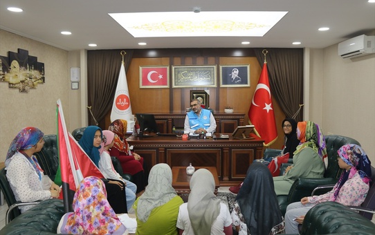 Kuran Kursu Öğrencilerinden Filistin'e Destek
