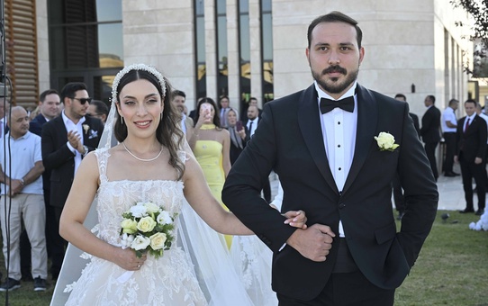 Danıştay Başsavcısı Cevdet Erkan'ın kızı dünyaevine girdi