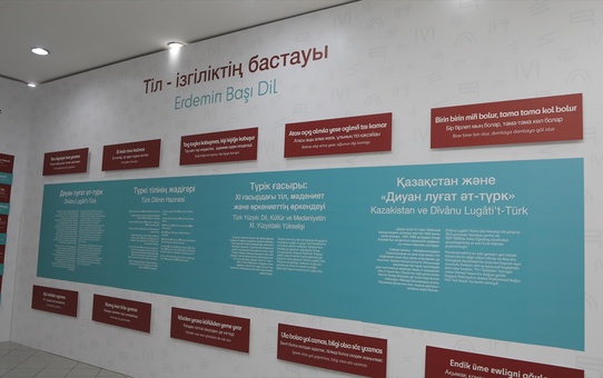Türkistan'da 'Divanu Lugati't-Türk' Sergisi Açıldı