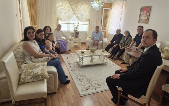 Edirne Emniyet Müdürü Karaburun, Şehit Ailelerini Ziyaret Etti