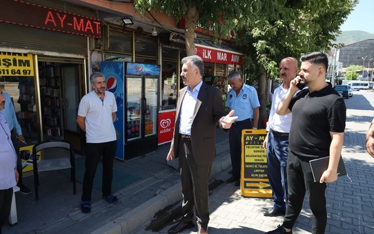 Başkan Mutlu Esnaf Ziyaretinde