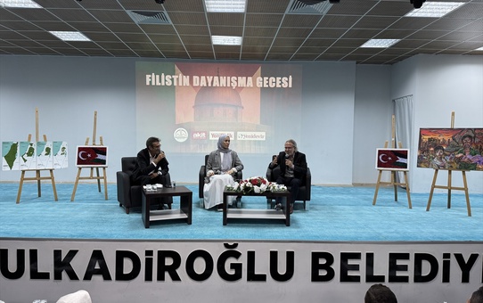 Kahramanmaraş'ta Filistin Dayanışma Gecesi