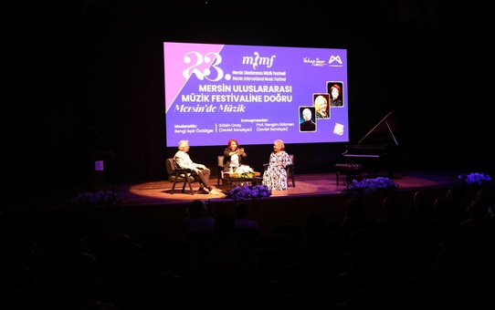 Mersin Uluslararası Müzik Festivali'nde Söyleşi