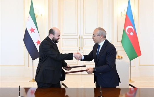 Azerbaycan ve Suriye Arasında Mutabakat
