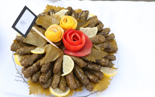Süleymanpaşa'da Zeytinyağlı Sarma Yarışması