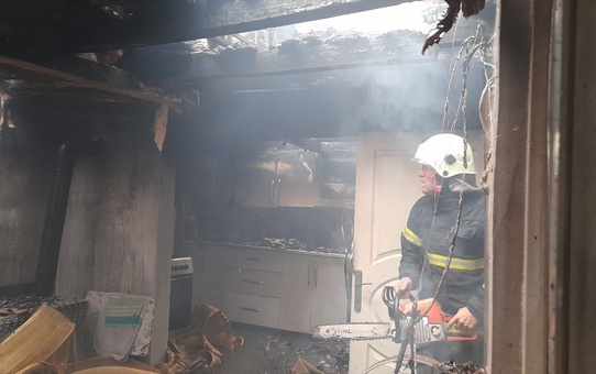 Erbaa'da Yangın: 4 Ev Zarar Gördü